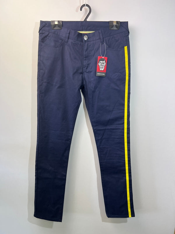 【中古品】【メンズ】 PUNK DRUNKERS パンクドランカーズ PPパンツ/b PDS-12147 ボトムス 178-260620-kk-02-hon サイズ：XL カラー：ネイビー 万代Net店