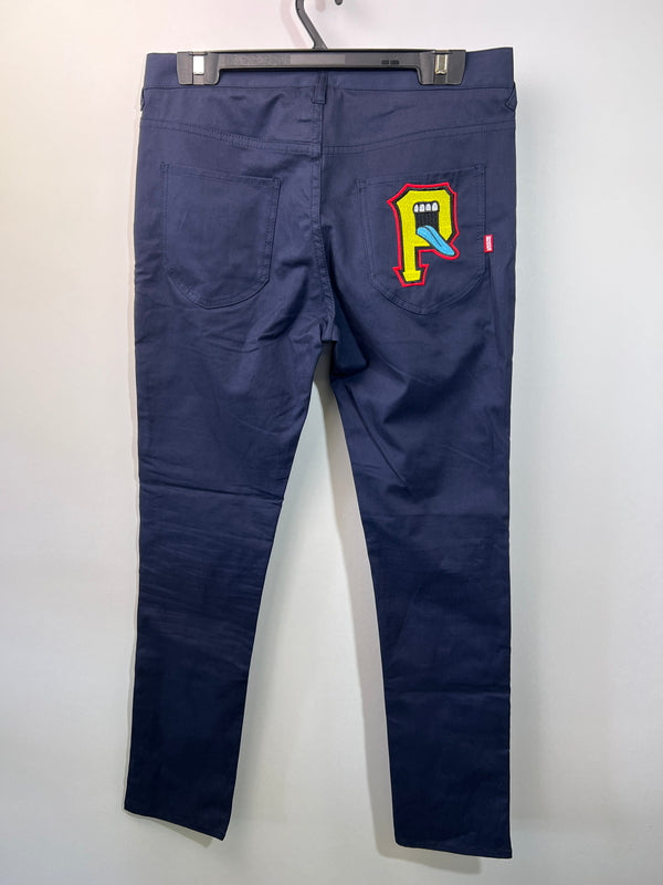 【中古品】【メンズ】 PUNK DRUNKERS パンクドランカーズ PPパンツ/b PDS-12147 ボトムス 178-260620-kk-02-hon サイズ：XL カラー：ネイビー 万代Net店