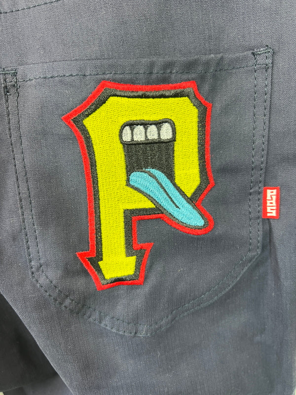 【中古品】【メンズ】 PUNK DRUNKERS パンクドランカーズ PPパンツ/b PDS-12147 ボトムス 178-260620-kk-02-hon サイズ：XL カラー：ネイビー 万代Net店