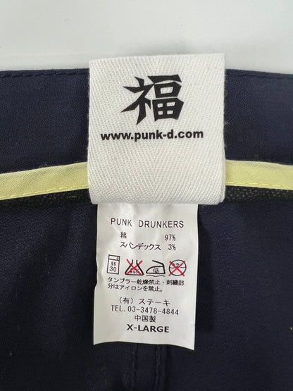 【中古品】【メンズ】 PUNK DRUNKERS パンクドランカーズ PPパンツ/b PDS-12147 ボトムス 178-260620-kk-02-hon サイズ：XL カラー：ネイビー 万代Net店
