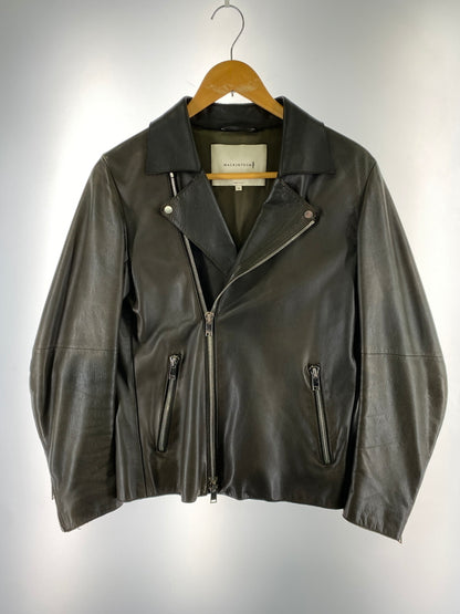 【現状渡し品】【メンズ】 MACKINTOSH マッキントッシュ GL-001-RIDERS JACKET ラムレザーダブルライダー 141-260805-zi-11-min サイズ：36 カラー：カーキ 万代Net店