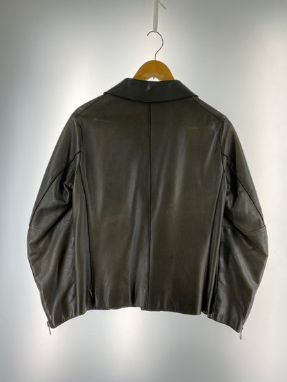 【現状渡し品】【メンズ】 MACKINTOSH マッキントッシュ GL-001-RIDERS JACKET ラムレザーダブルライダー 141-260805-zi-11-min サイズ：36 カラー：カーキ 万代Net店