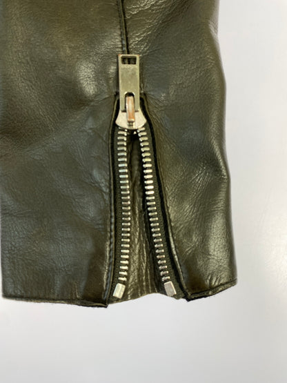 【現状渡し品】【メンズ】 MACKINTOSH マッキントッシュ GL-001-RIDERS JACKET ラムレザーダブルライダー 141-260805-zi-11-min サイズ：36 カラー：カーキ 万代Net店