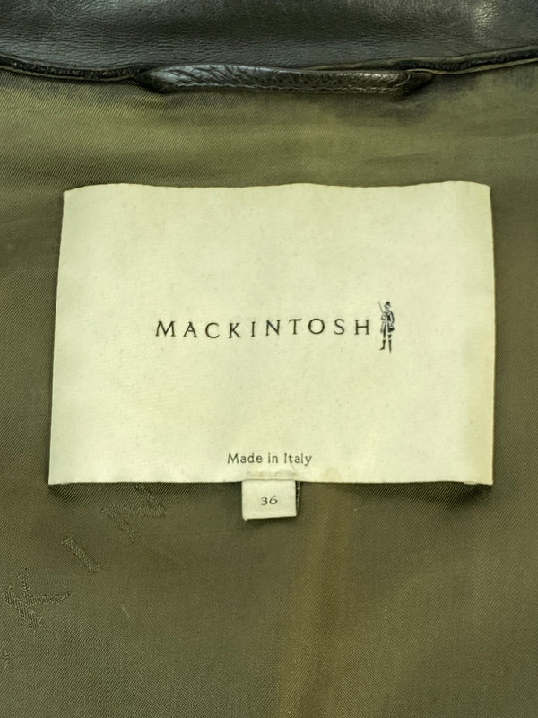 【現状渡し品】【メンズ】 MACKINTOSH マッキントッシュ GL-001-RIDERS JACKET ラムレザーダブルライダー 141-260805-zi-11-min サイズ：36 カラー：カーキ 万代Net店