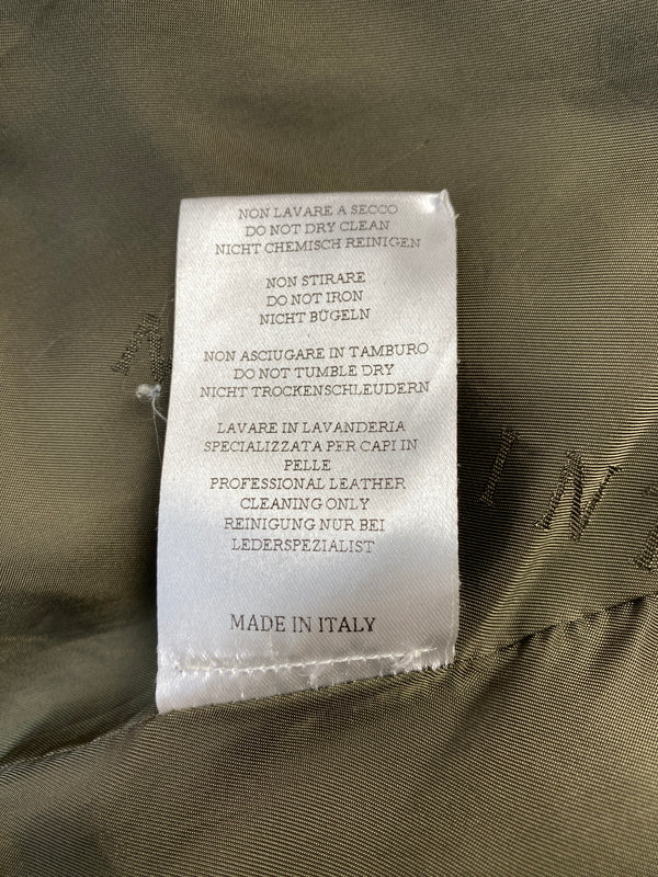 【現状渡し品】【メンズ】 MACKINTOSH マッキントッシュ GL-001-RIDERS JACKET ラムレザーダブルライダー 141-260805-zi-11-min サイズ：36 カラー：カーキ 万代Net店
