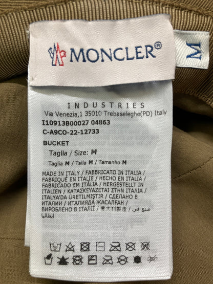 【中古品】【メンズ】 MONCLER モンクレール 23SS BUCKET HAT I10913B00027 04863 バケットハット 帽子 185-260726-kk-15-hon サイズ：M カラー：ブラウン 万代Net店