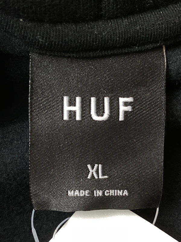 【中古品】【メンズ】 HUF ハフ COAST 2 COAST P O HOODIE コースト・トゥ・コースト プルオーバー フーディー メンズ トップス パーカ 142-260717-em-26-min サイズ：XL カラー：ブラック 万代Net店
