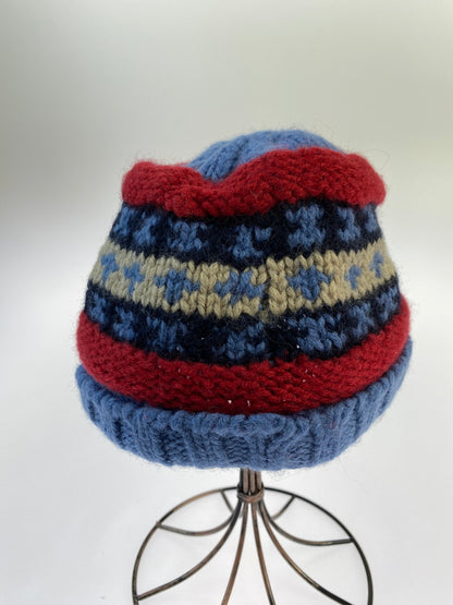 【中古品】【メンズ】 MONCLER モンクレール BERRETTO TRICOT ニット帽 帽子 185-260616-jt-01-min カラー：ブルー系 万代Net店