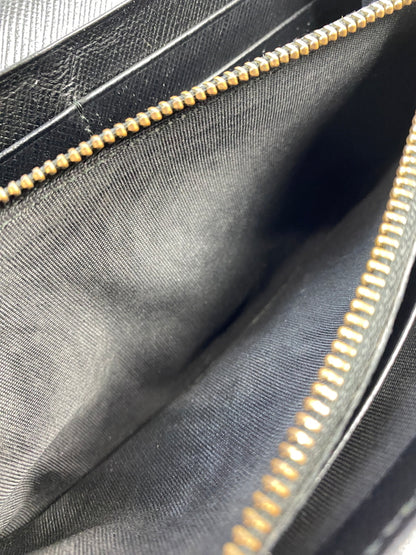 【中古品】【メンズ/レディース】 SALVATORE FERRAGAMO サルヴァトーレ フェラガモ ヴァラリボン バイカラー 二つ折り財布 22-C493 181-260713-KS-12-min カラー：ブラック/ホワイト 万代Net店