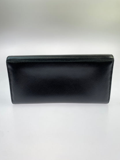 【中古品】【メンズ/レディース】 SALVATORE FERRAGAMO サルヴァトーレ フェラガモ ヴァラリボン バイカラー 二つ折り財布 22-C493 181-260713-KS-12-min カラー：ブラック/ホワイト 万代Net店