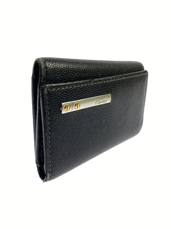 【現状渡し品】【メンズ/レディース】 CARTIER カルティエ SANTOS 6連キーケース L3000775 183-260713-KS-19-min カラー：ブラック 万代Net店
