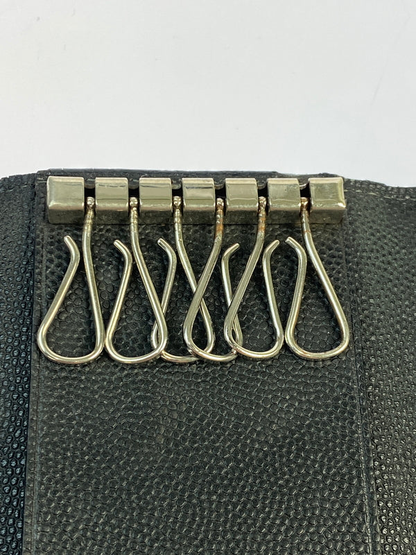 【現状渡し品】【メンズ/レディース】 CARTIER カルティエ SANTOS 6連キーケース L3000775 183-260713-KS-19-min カラー：ブラック 万代Net店