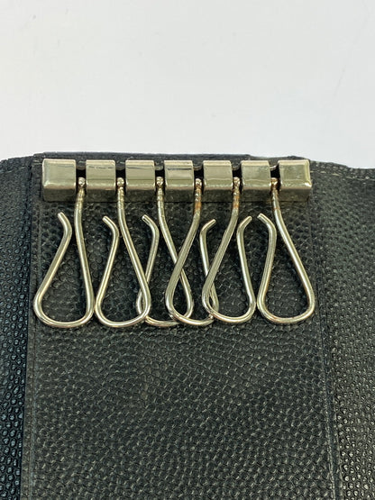 【現状渡し品】【メンズ/レディース】 CARTIER カルティエ SANTOS 6連キーケース L3000775 183-260713-KS-19-min カラー：ブラック 万代Net店