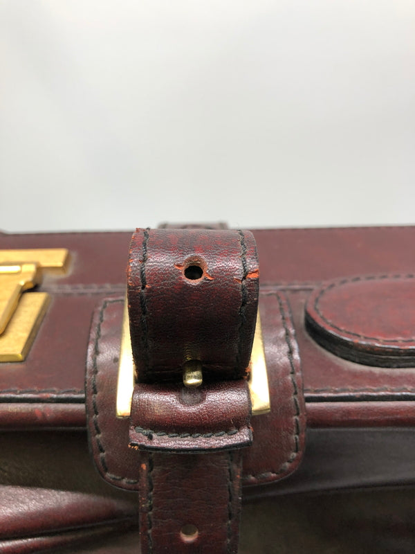 【中古品】 GOLD PFEIL ゴールドファイル EXECUTIVE 2150 エグゼクティブ バッグ ビジネスバッグ スーツケース トランク 188-260910-YS-01-hon カラー：ダークブラウン 万代Net店