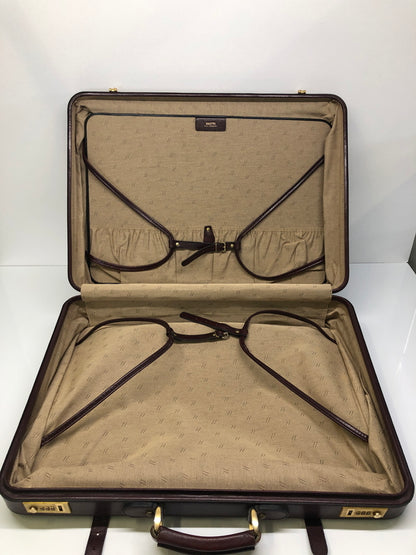【中古品】 GOLD PFEIL ゴールドファイル EXECUTIVE 2150 エグゼクティブ バッグ ビジネスバッグ スーツケース トランク 188-260910-YS-01-hon カラー：ダークブラウン 万代Net店