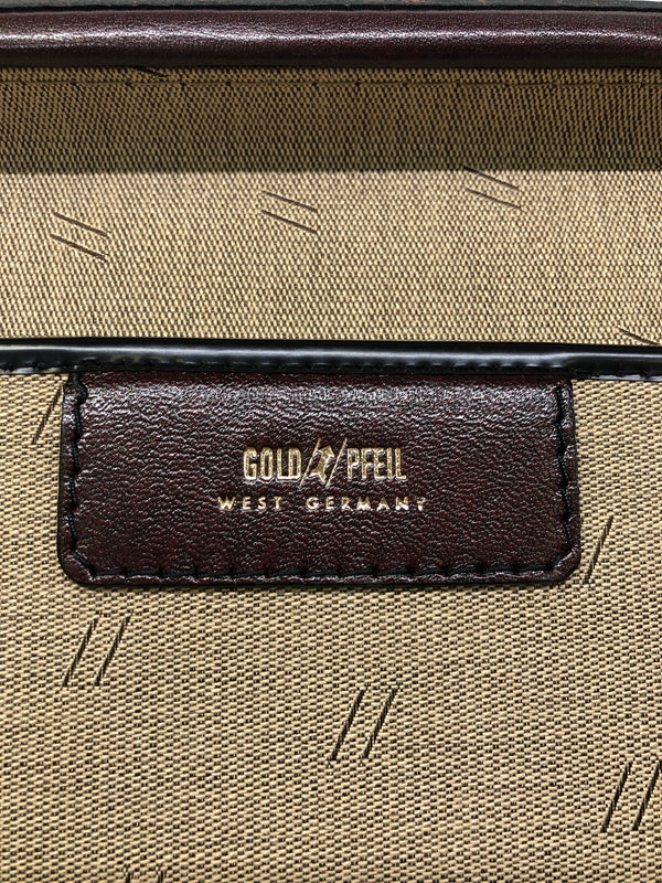 【中古品】 GOLD PFEIL ゴールドファイル EXECUTIVE 2150 エグゼクティブ バッグ ビジネスバッグ スーツケース トランク 188-260910-YS-01-hon カラー：ダークブラウン 万代Net店