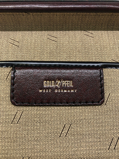 【中古品】 GOLD PFEIL ゴールドファイル EXECUTIVE 2150 エグゼクティブ バッグ ビジネスバッグ スーツケース トランク 188-260910-YS-01-hon カラー：ダークブラウン 万代Net店