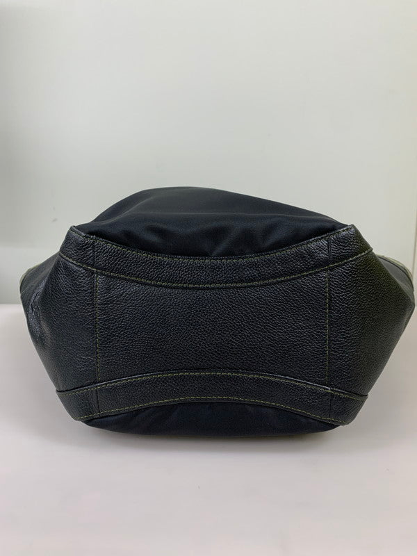 【中古品】【メンズ/レディース】 BEAUGRAND ボーグラン クロコ ダイル ナイロン トートバッグ 188-260709-hu-07-min カラー：ブラック 万代Net店