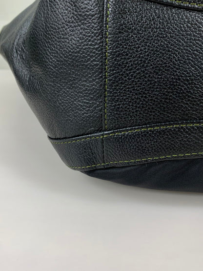 【中古品】【メンズ/レディース】 BEAUGRAND ボーグラン クロコ ダイル ナイロン トートバッグ 188-260709-hu-07-min カラー：ブラック 万代Net店