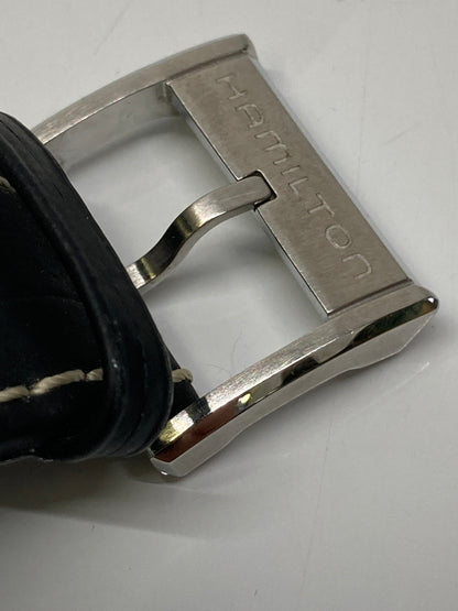 【中古品】【メンズ】 HAMILTON ハミルトン JAZZMASTER SEAVIEW CHRONO QUARTZ H37512731 ジャズマスター シービュー クロノ クォーツ 腕時計 長期保管品 197-260726-kk-17-hon カラー：シルバー/ブラック 万代Net店