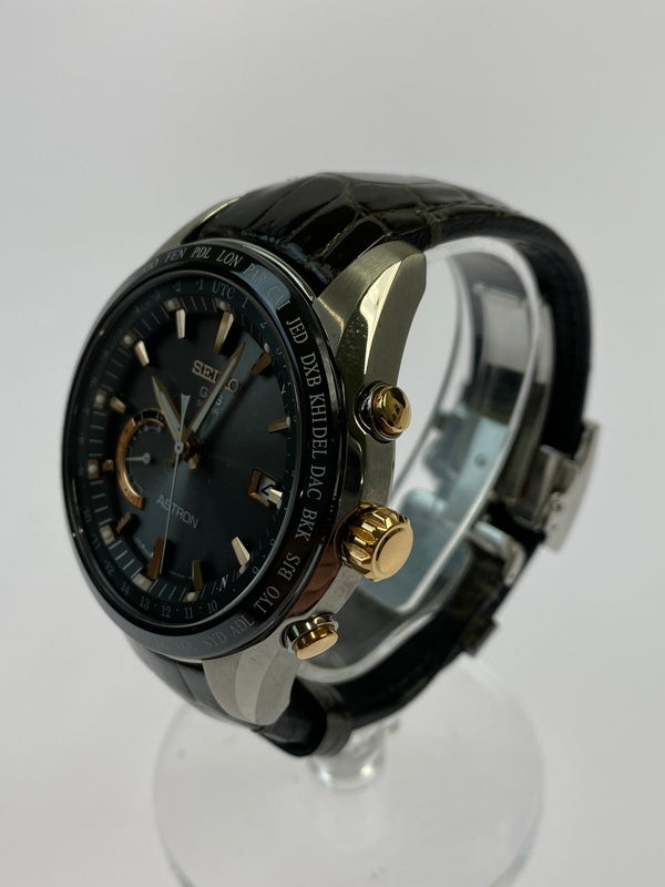 【中古品】【メンズ】 SEIKO セイコー ASTRON アストロン 8X22-0AG0-2 アナログ GPSソーラーウォッチ 腕時計 197-231120-ab-04-min カラー：シルバー/ゴールド/ブラック/ブラウン系 万代Net店