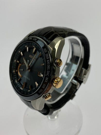 【中古品】【メンズ】 SEIKO セイコー ASTRON アストロン 8X22-0AG0-2 アナログ GPSソーラーウォッチ 腕時計 197-231120-ab-04-min カラー：シルバー/ゴールド/ブラック/ブラウン系 万代Net店