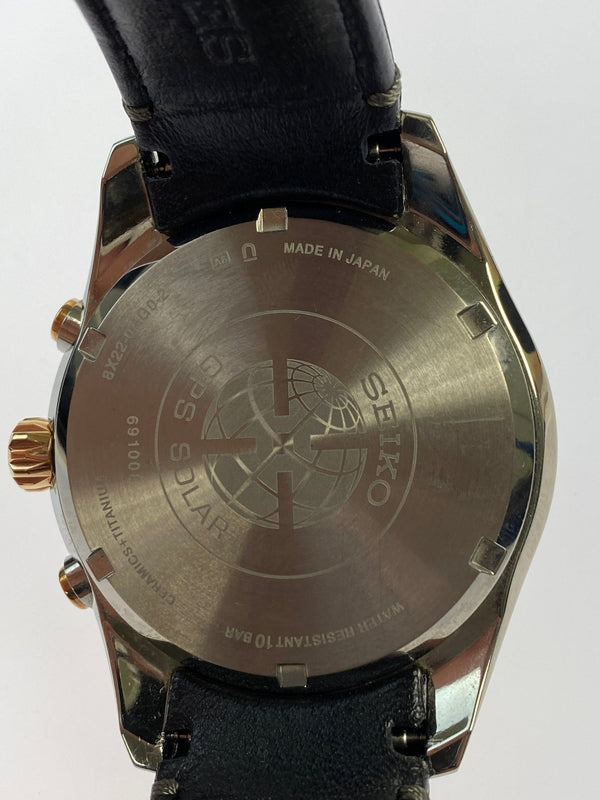 【中古品】【メンズ】 SEIKO セイコー ASTRON アストロン 8X22-0AG0-2 アナログ GPSソーラーウォッチ 腕時計 197-231120-ab-04-min カラー：シルバー/ゴールド/ブラック/ブラウン系 万代Net店