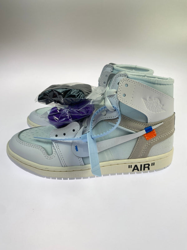 【中古美品】【メンズ】 NIKE ナイキ × V.A.A. AIR JORDAN 1 RETRO HIGH OG SP AA3834-100 ヴァージル アブロー アーカイブ エア ジョーダン 1 ハイ オージー スペシャル スニーカー 靴 160-260529-yn-37-min サイズ：26.5cm US8.5 カラー：WHITE/WHITE 万代Net店