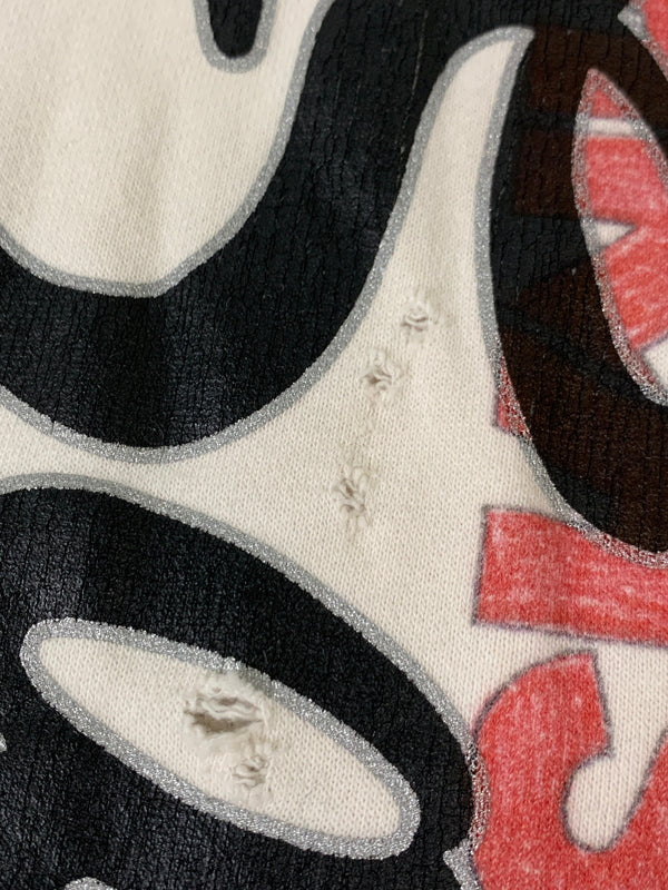 【中古品】【メンズ】 SAINT MICHAEL セントマイケル ×MURAKAMI TAKASHI SM-A21-0000-069 GRAFF SWEAT PANTS スウェットパンツ ボトムス 153-260531-AS-1-min サイズ：M カラー：オフホワイト 万代Net店
