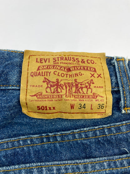 【中古品】【メンズ】 LEVI'S リーバイス 501-5900 バレンシア工場製 501XX DENIM PANT デニムパンツ ボトムス 157-260531-AS-61-min サイズ：W34L36 カラー：インディゴ 万代Net店