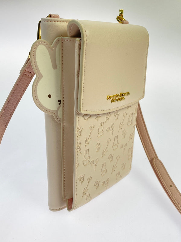 【中古品】【レディース】 SAMANTHA THAVASA サマンサタバサ ミッフィーコレクション スマホショルダー カバン パスケース付き 188-260603-em-33-min カラー：ライトピンク 万代Net店