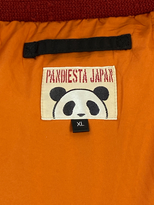 【現状渡し品】【メンズ】 PANDIESTA パンディエスタ フライトジャケット メンズ アウター ワッペン 刺繍 145-260612-em-21-min サイズ：XL カラー：ブラック 万代Net店