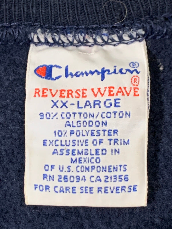 【中古品】【メンズ】 CHAMPION チャンピオン 90S TEXAS TECH UNIVERSITY SWEATSHIRT 1990年代 スウェットシャツ メンズ トップス スウェット トレーナー 146-260530-KS-33-min サイズ：XXL カラー：ネイビー 万代Net店