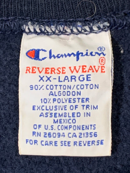 【中古品】【メンズ】 CHAMPION チャンピオン 90S TEXAS TECH UNIVERSITY SWEATSHIRT 1990年代 スウェットシャツ メンズ トップス スウェット トレーナー 146-260530-KS-33-min サイズ：XXL カラー：ネイビー 万代Net店