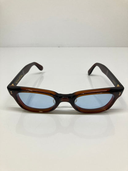 【中古品】【メンズ】 TENDERLOIN テンダーロイン × 白山眼鏡店 別注 コラボ IN THE WIND インザウィンド ウェリントン型 眼鏡 サングラス アイウェア アクセサリー 203-260726-kk-16-hon サイズ：表記無し カラー：ブラウン 万代Net店