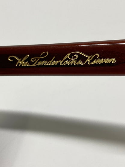 【中古品】【メンズ】 TENDERLOIN テンダーロイン × 白山眼鏡店 別注 コラボ IN THE WIND インザウィンド ウェリントン型 眼鏡 サングラス アイウェア アクセサリー 203-260726-kk-16-hon サイズ：表記無し カラー：ブラウン 万代Net店