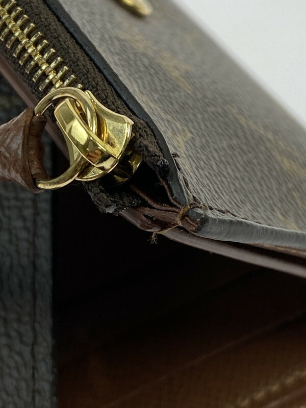 【中古品】【メンズ/レディース】 LOUIS VUITTON ルイ ヴィトン M62472 FY3250 モノグラム ポルトフォイユ ヴィクトリーヌ ウォレット サイフ 財布 179-260605-yn-01-min カラー：ブラウン系 万代Net店