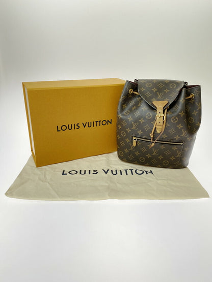 【中古品】【レディース】 LOUIS VUITTON ルイ ヴィトン モノグラム モンスリMM M43431 SP0138 リュック バッグ 鞄 179-260608-yn-01-min カラー：ブラウン系 万代Net店