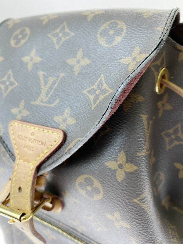 【中古品】【レディース】 LOUIS VUITTON ルイ ヴィトン モノグラム モンスリMM M43431 SP0138 リュック バッグ 鞄 179-260608-yn-01-min カラー：ブラウン系 万代Net店