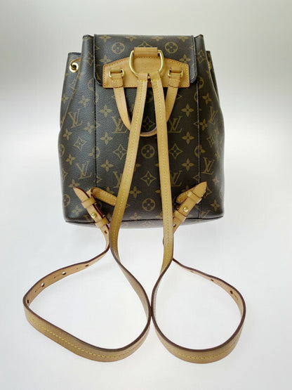 【中古品】【レディース】 LOUIS VUITTON ルイ ヴィトン モノグラム モンスリMM M43431 SP0138 リュック バッグ 鞄 179-260608-yn-01-min カラー：ブラウン系 万代Net店
