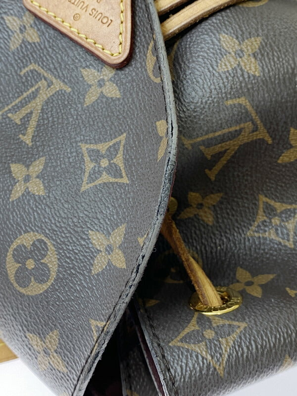 【中古品】【レディース】 LOUIS VUITTON ルイ ヴィトン モノグラム モンスリMM M43431 SP0138 リュック バッグ 鞄 179-260608-yn-01-min カラー：ブラウン系 万代Net店