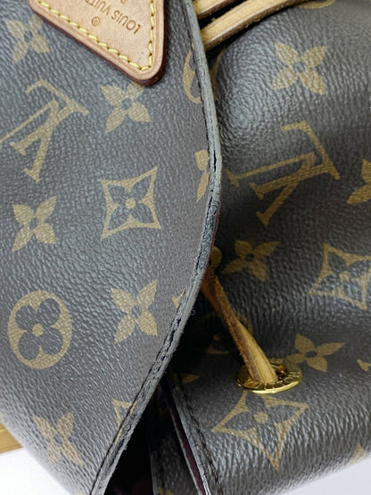 【中古品】【レディース】 LOUIS VUITTON ルイ ヴィトン モノグラム モンスリMM M43431 SP0138 リュック バッグ 鞄 179-260608-yn-01-min カラー：ブラウン系 万代Net店
