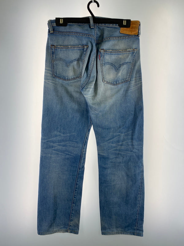 【中古品】【メンズ】 LEVI'S VINTAGE CLOTHING リーバイスビンテージクロージング 55501 "55年モデル復刻”501XX DENIM PANT デニムパンツ ボトムス 156-260531-AS-54-min サイズ：W34L36 カラー：ブルー 万代Net店