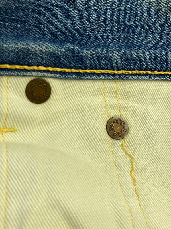 【中古品】【メンズ】 LEVI'S VINTAGE CLOTHING リーバイスビンテージクロージング 55501 "55年モデル復刻”501XX DENIM PANT デニムパンツ ボトムス 156-260531-AS-54-min サイズ：W34L36 カラー：ブルー 万代Net店