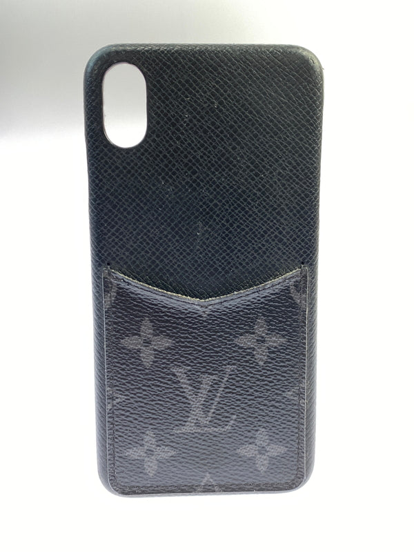 【中古品】【メンズ/レディース】 LOUIS VUITTON ルイ・ヴィトン モノグラム エクリプス IPHONE XS MAX用 スマホカバーケース M67428 BC3159 スマホケース スマートフォンケース 179-260713-KS-03-min カラー：ブラック 万代Net店