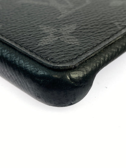 【中古品】【メンズ/レディース】 LOUIS VUITTON ルイ・ヴィトン モノグラム エクリプス IPHONE XS MAX用 スマホカバーケース M67428 BC3159 スマホケース スマートフォンケース 179-260713-KS-03-min カラー：ブラック 万代Net店