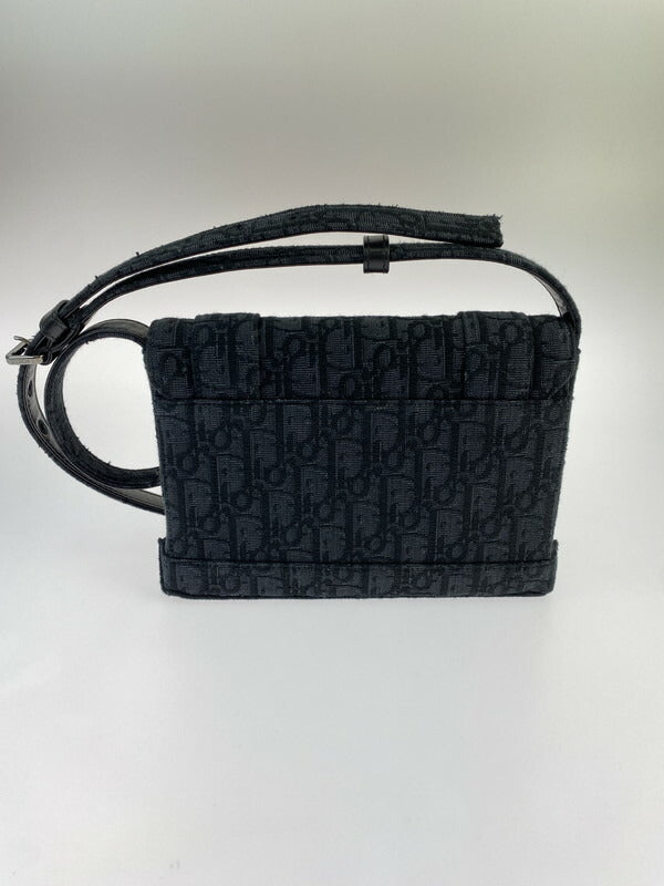 【中古品】【レディース】 DIOR ディオール Oblique Canvas Shoulder Bag ディオール 1WRCA360YJY オブリーク ショルダーバッグ カバン 鞄 180-260608-jt-01-min カラー：ブラック 万代Net店