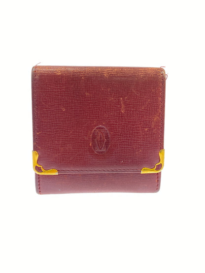 【現状渡し品】【メンズ/レディース】 CARTIER カルティエ マストライン コインケース コインパース 181-260713-KS-16-min カラー：ボルドー 万代Net店