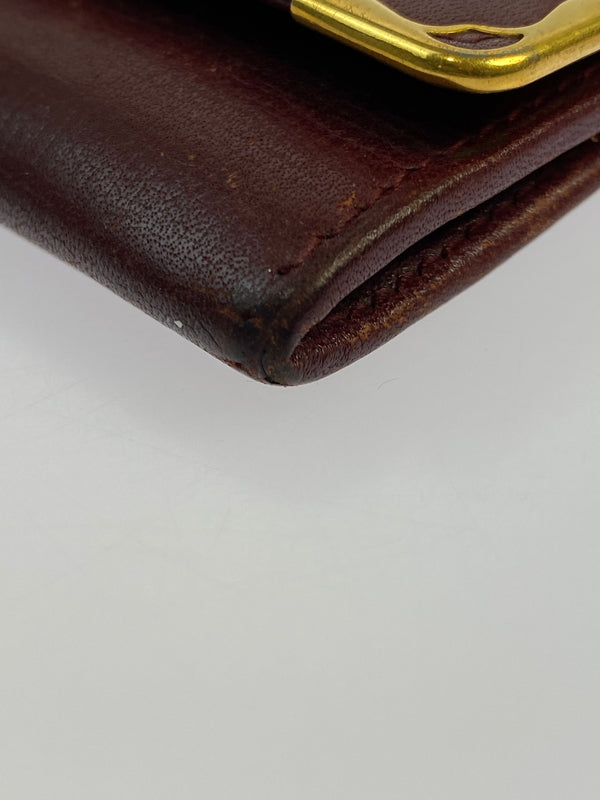 【現状渡し品】【メンズ/レディース】 CARTIER カルティエ マストライン コインケース コインパース 181-260713-KS-16-min カラー：ボルドー 万代Net店