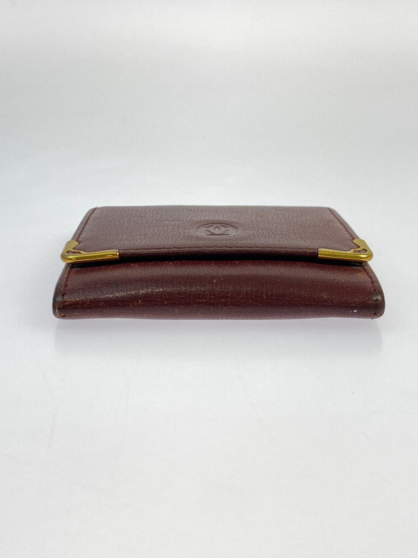 【現状渡し品】【メンズ/レディース】 CARTIER カルティエ マストライン コインケース コインパース 181-260713-KS-16-min カラー：ボルドー 万代Net店